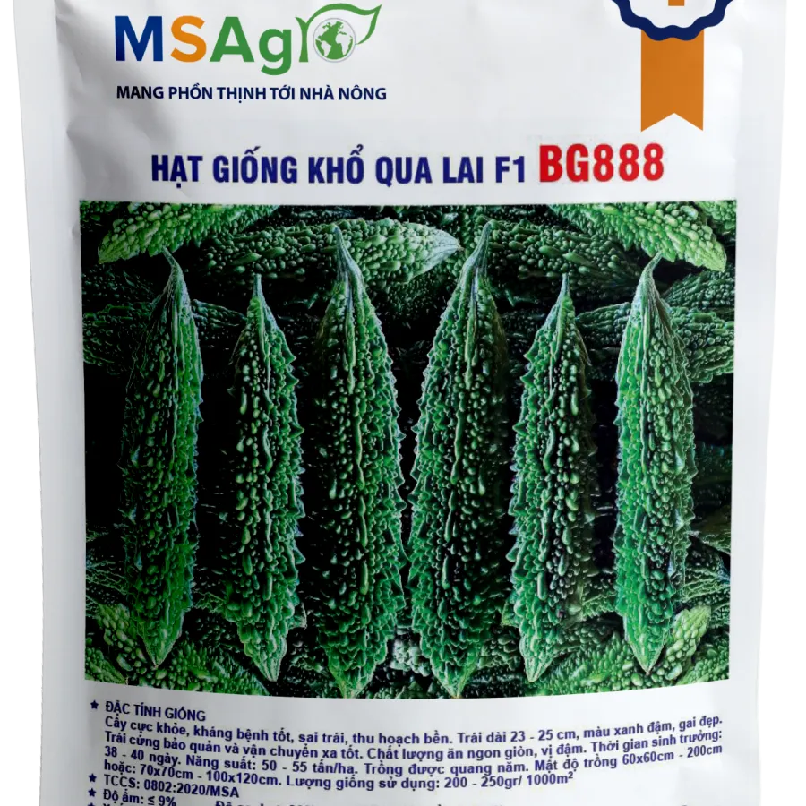 Hạt giống Khổ qua xanh đen F1 BG888 - 20gr