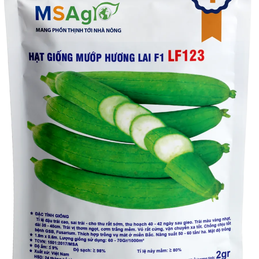 Hạt giống Mướp hương lai F1 LF123 - 2gr