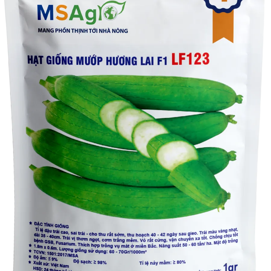Hạt giống Mướp hương lai F1 LF123 - 1gr