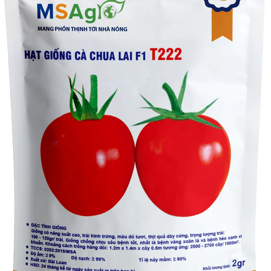 Hạt giống Cà chua Lai F1 T222 - 2gr