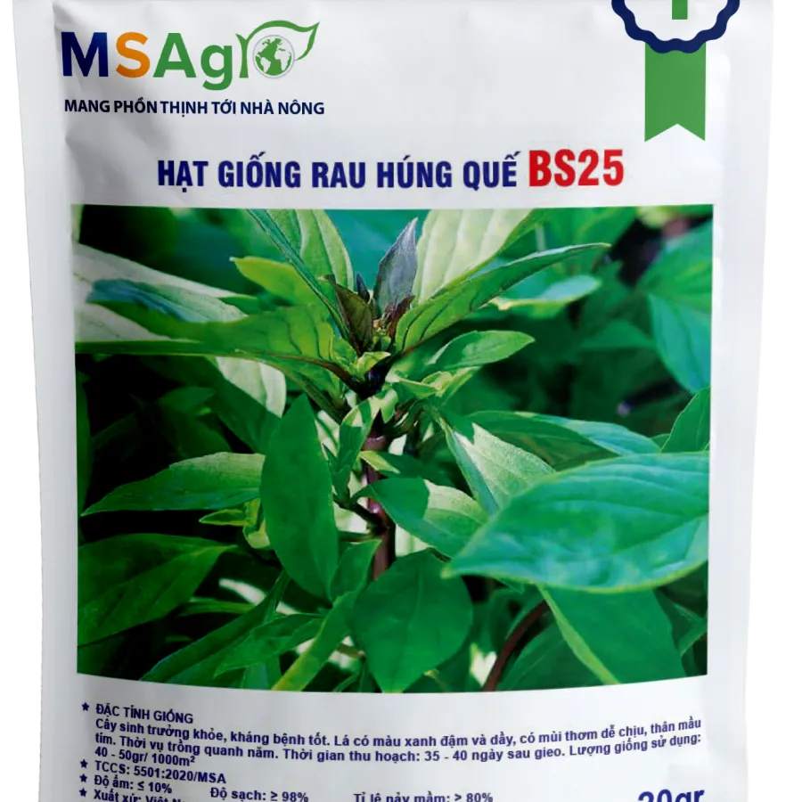 Hạt giống Húng quế  BS25 - 20gr