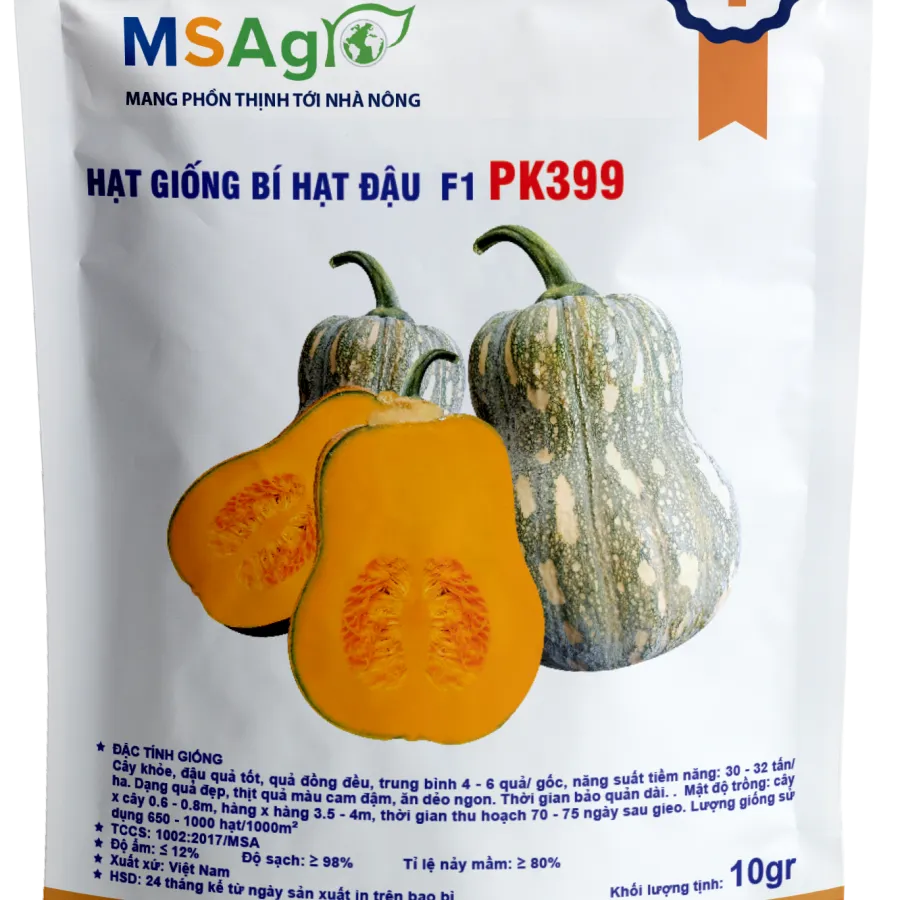 Hạt giống Bí đậu quả ngắn F1 PK399 - 10gr