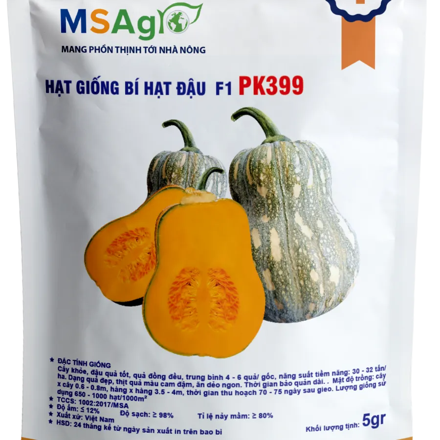Hạt giống Bí đậu quả ngắn F1 PK399 - 5gr